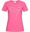 Жіноча футболка Gemini stars Яскраво-рожевий фото