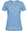 Жіноча футболка Gemini stars Блакитний фото