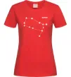 Жіноча футболка Gemini stars Червоний фото