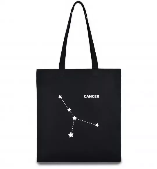 Эко-сумка Cancer stars Черный фото