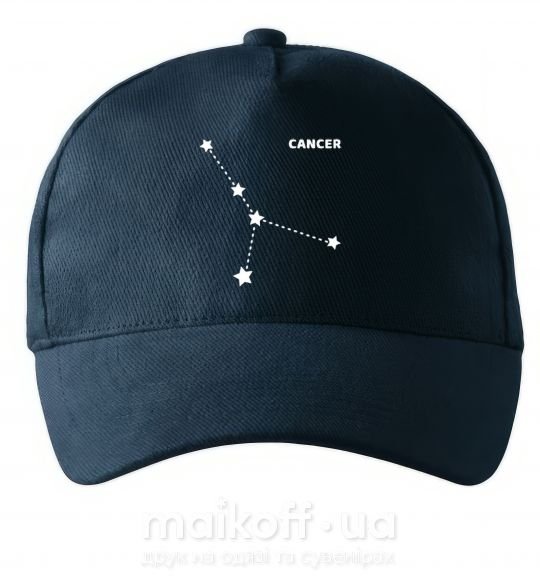 Кепка Cancer stars Темно-синий фото