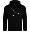 Мужская толстовка (худи) Cancer stars Черный фото