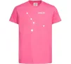 Детская футболка Cancer stars Ярко-розовый фото