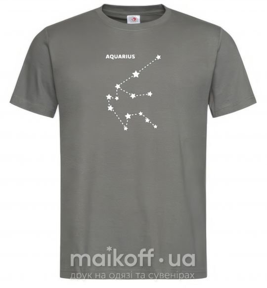 Мужская футболка Aquarius stars Графит фото