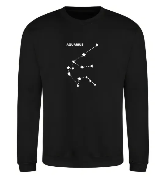 Свитшот Aquarius stars Черный фото
