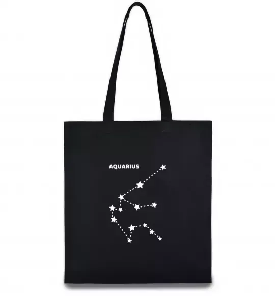 Эко-сумка Aquarius stars Черный фото