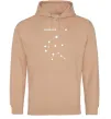 Женская толстовка (худи) Aquarius stars Песочный Женская толстовка (худи) Aquarius stars Песочный фото