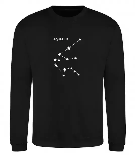 Свитшот Aquarius stars Черный фото