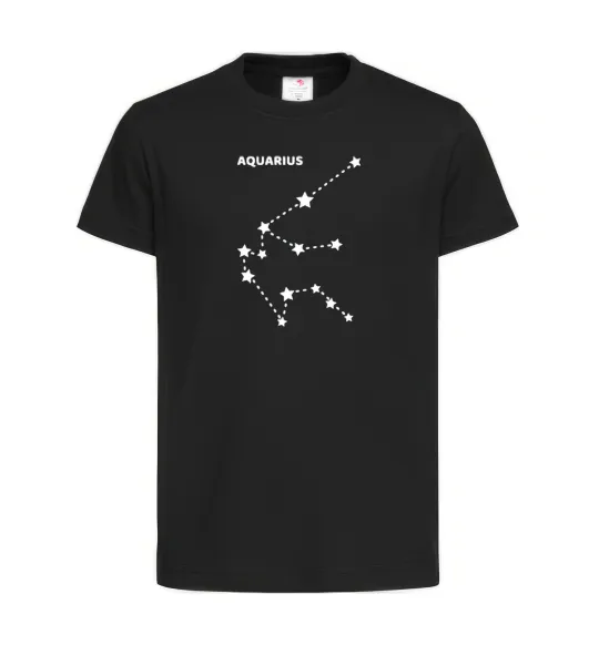 Детская футболка Aquarius stars Черный фото