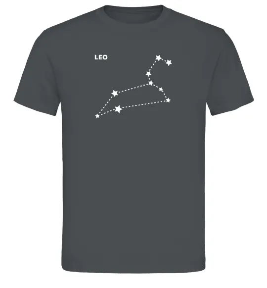 Чоловіча футболка Leo stars Графіт фото