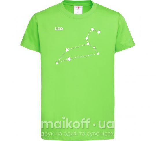 Детская футболка Leo stars Лаймовый фото