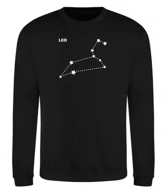 Світшот Leo stars Чорний фото