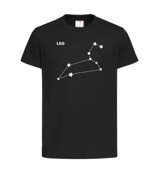 Дитяча футболка Leo stars Чорний фото