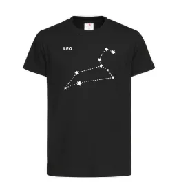 Детская футболка Leo stars Черный фото