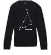 Детский Свитшот Capricorn stars Черный фото