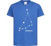 Детская футболка Capricorn stars Ярко-синий Детская футболка Capricorn stars Ярко-синий фото