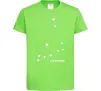 Детская футболка Capricorn stars Лаймовый Детская футболка Capricorn stars Лаймовый фото