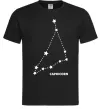 Чоловіча футболка Capricorn stars Чорний фото
