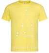 Мужская футболка Capricorn stars Лимонный фото