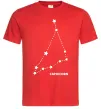 Чоловіча футболка Capricorn stars Червоний фото