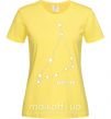 Женская футболка Capricorn stars Лимонный фото