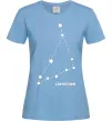 Жіноча футболка Capricorn stars Блакитний Жіноча футболка Capricorn stars Блакитний фото