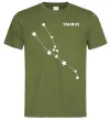 Чоловіча футболка Taurus stars Оливковий фото