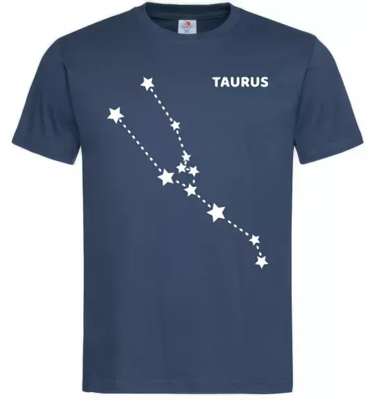 Чоловіча футболка Taurus stars Темно-синій фото