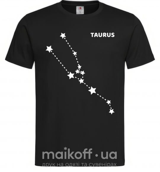 Чоловіча футболка Taurus stars Чорний фото