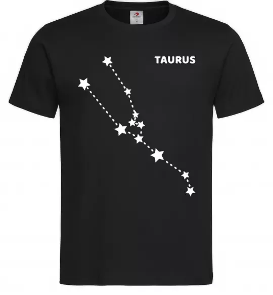 Чоловіча футболка Taurus stars Чорний фото