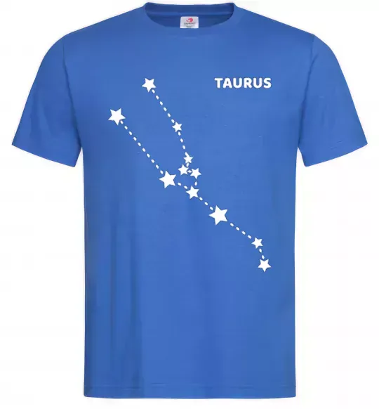 Чоловіча футболка Taurus stars Яскраво-синій фото