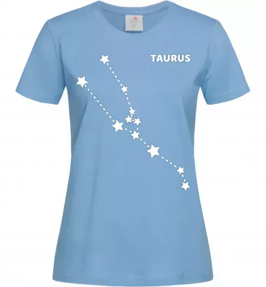 Жіноча футболка Taurus stars Блакитний фото