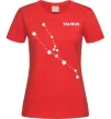 Жіноча футболка Taurus stars Червоний фото
