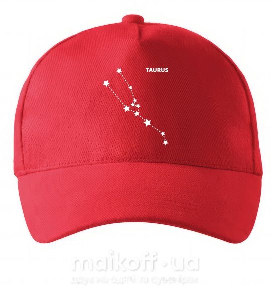 Кепка Taurus stars Червоний фото