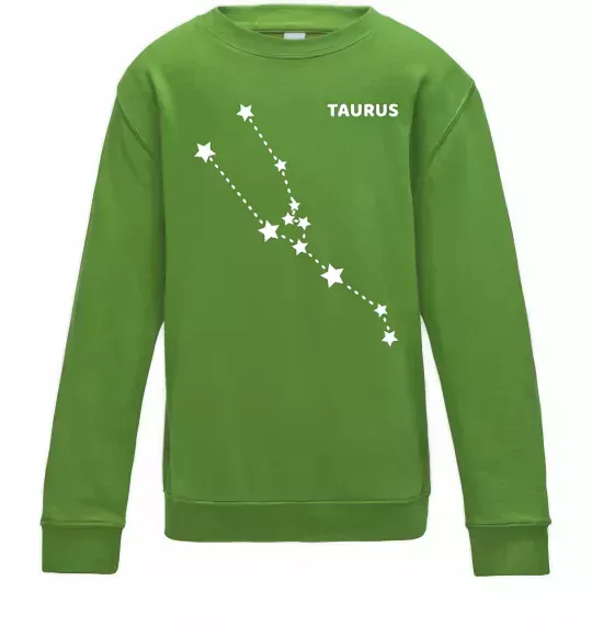 Дитячий світшот Taurus stars Лаймовий фото
