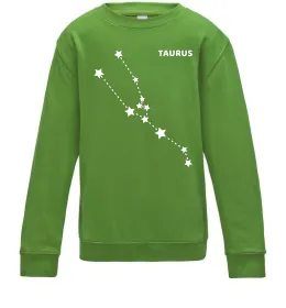 Детский Свитшот Taurus stars Лаймовый фото