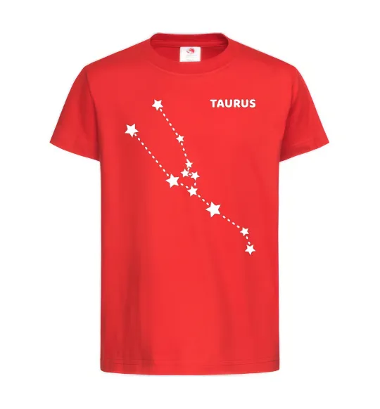 Дитяча футболка Taurus stars Червоний фото