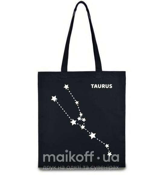 Еко-сумка Taurus stars Чорний фото