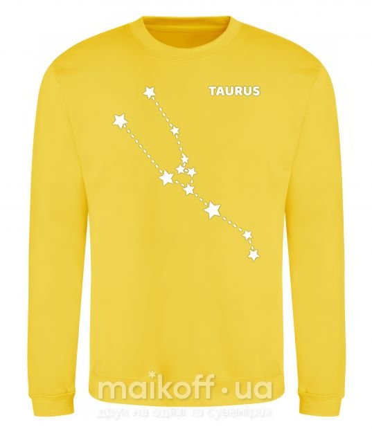 Свитшот Taurus stars Солнечно желтый фото
