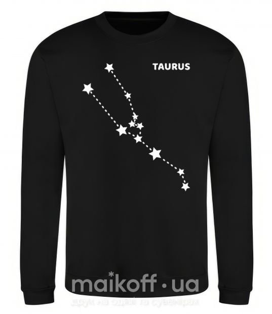 Свитшот Taurus stars Черный фото