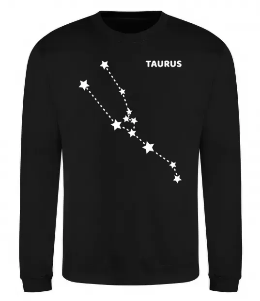 Світшот Taurus stars Чорний фото