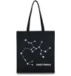 Эко-сумка Sagittarius stars Черный фото