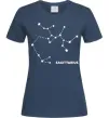 Жіноча футболка Sagittarius stars Темно-синій фото