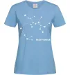 Жіноча футболка Sagittarius stars Блакитний фото