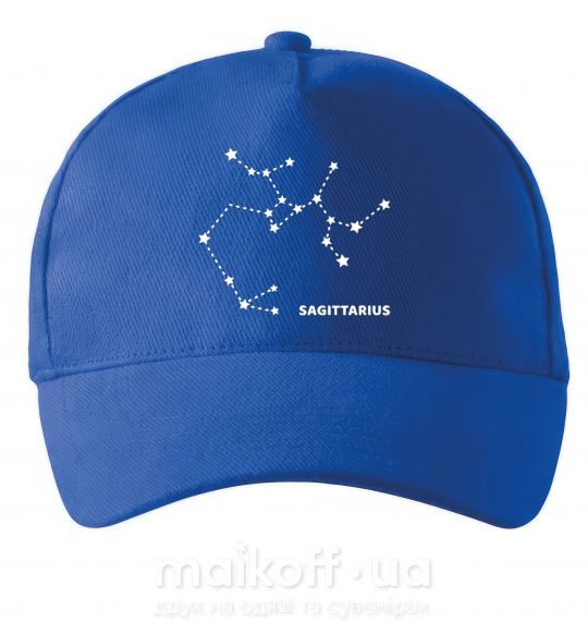 Кепка Sagittarius stars Яскраво-синій фото