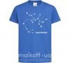 Дитяча футболка Sagittarius stars Яскраво-синій фото