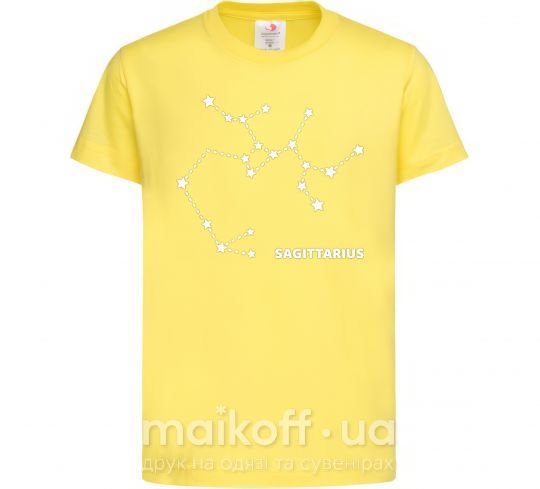 Дитяча футболка Sagittarius stars Лимонний фото