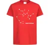 Детская футболка Sagittarius stars Красный фото