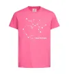 Детская футболка Sagittarius stars Ярко-розовый фото