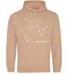 Жіноча толстовка (худі) Sagittarius stars Пісочний фото